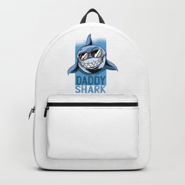 Daddy Shark Doo Doo Shark Daddy Backpack