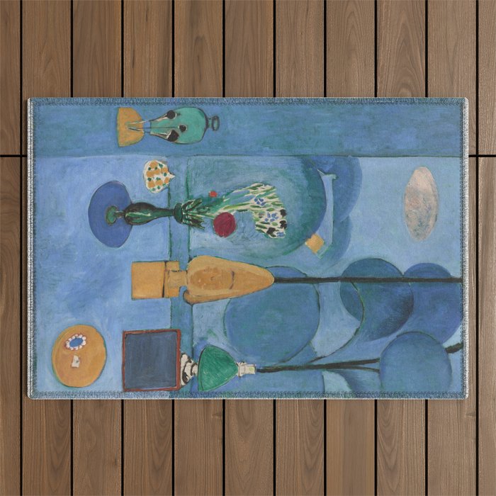 The Blue Window by Henri Matisse Outdoor Rug