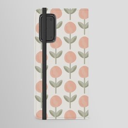 Sunshine pops - pastel pink, sage green and off-white Android Wallet Case
