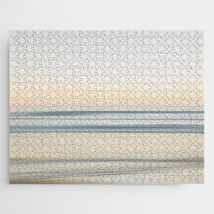 Inspiration Abstract, Sunset, Ocean, Art Print By Synplus Jigsaw Puzzle