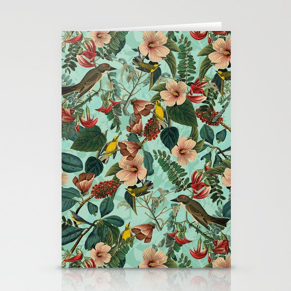 FLORAL AND BIRDS XIII Stationery Cards