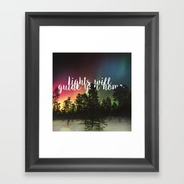 Lights Will Guide you Home Framed Art Print