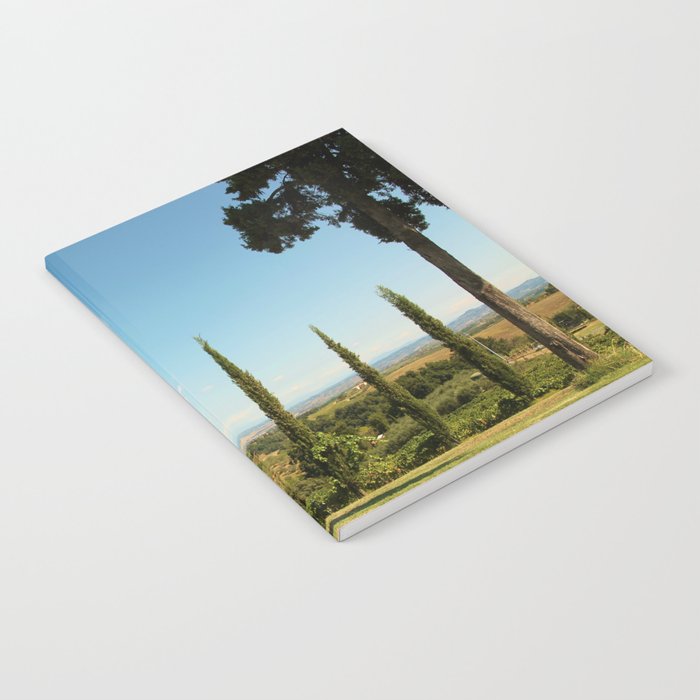 Cypresses in Tuscany Notebook