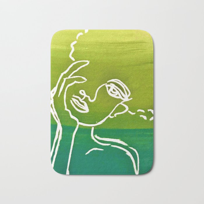 "Midsommer's Night Afro" Bath Mat