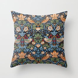 Strawberry Thief Throw Pillow