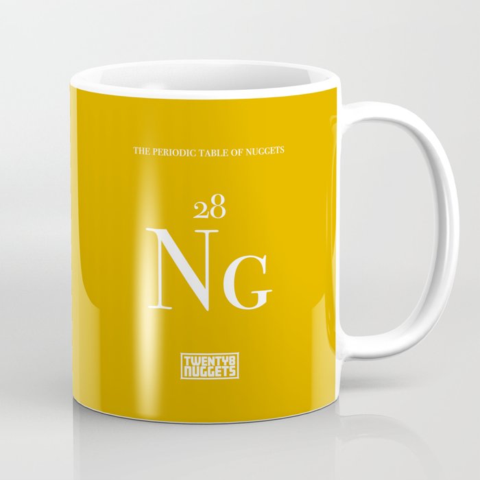 Periodic Table Of Nuggets Coffee Mug By Aomb Society6 Periodic Table Of Nuggets Coffee Mug