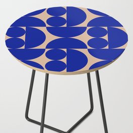 "Grapes and apple slices (royal blue)" Side Table