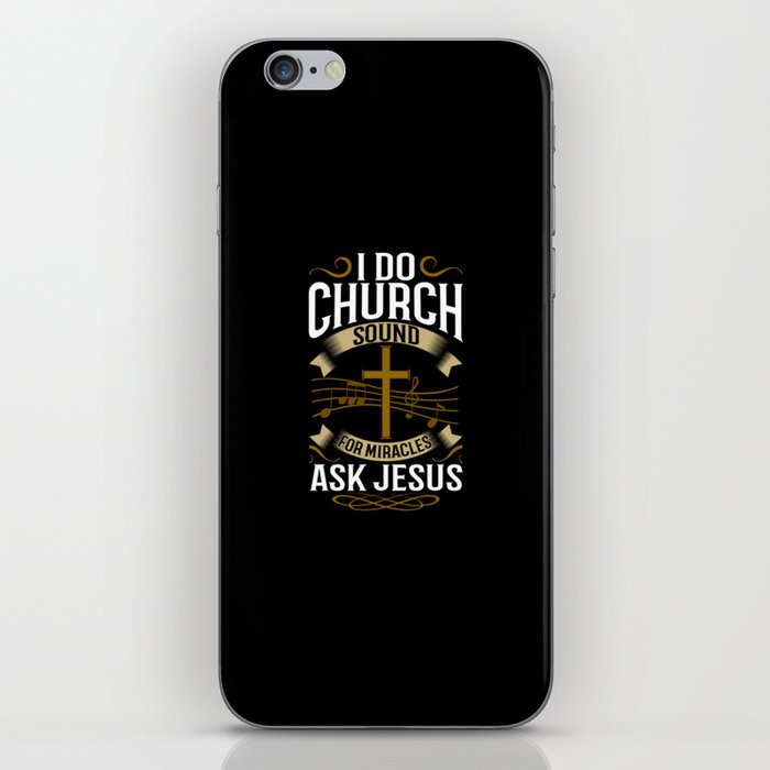 Church Sound Engineer Audio System Music Christian iPhone Skin