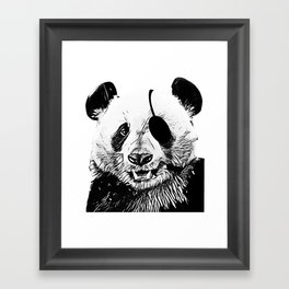 Pirate Panda Framed Art Print
