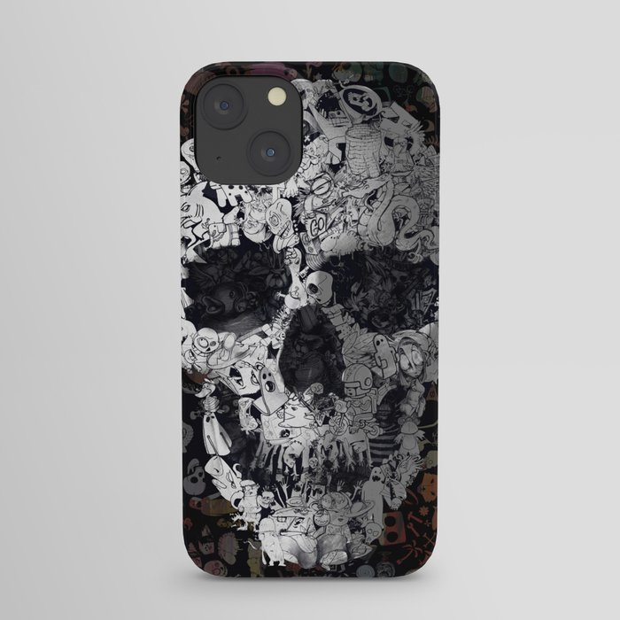 Doodle Skull iPhone Case