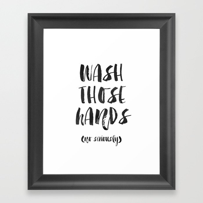 Wash Those Hands Bathroom Wall Decor Sign Shower Wash Those Hands Bathroom Wall Decor