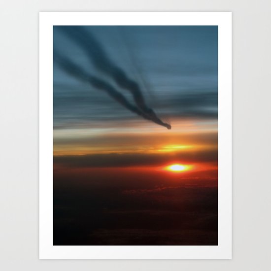 Contrails Art Print