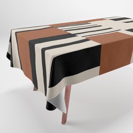Mid century geometric 30s design 2 Tablecloth