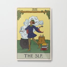 The SLP Tarot Card Metal Print