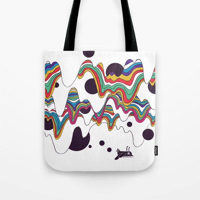 Psychedelic Planet Tote Bag