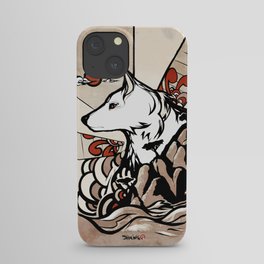 Wolf Ukiyo-e iPhone Case