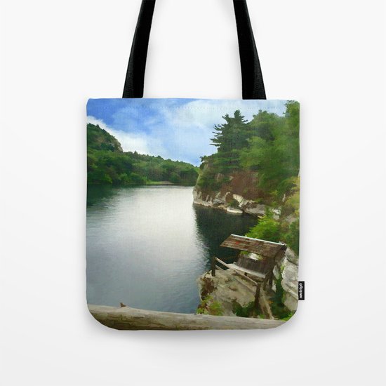 Majestic Mohonk Lake Tote Bag