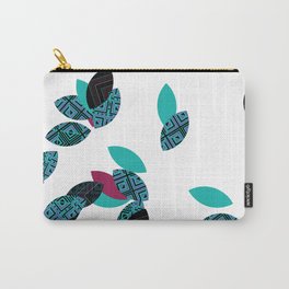 Aztec leafs Ioo Carry-All Pouch | Graphicdesign, Pattern, Abstract, Vector, Illustration 