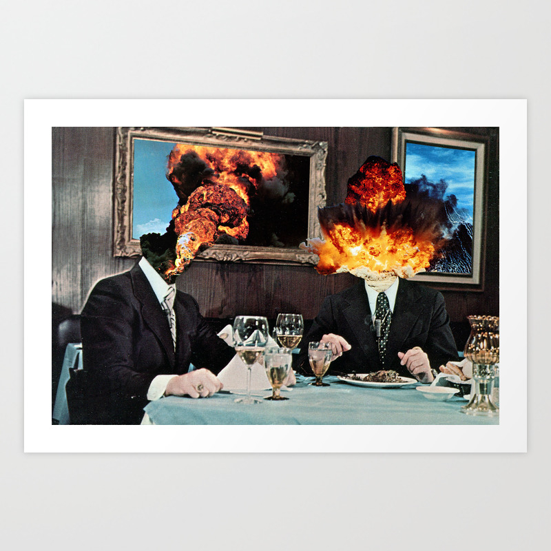Every Act Of Creation Is First An Act Of Destruction Art Print By Eugenia Loli Society6
