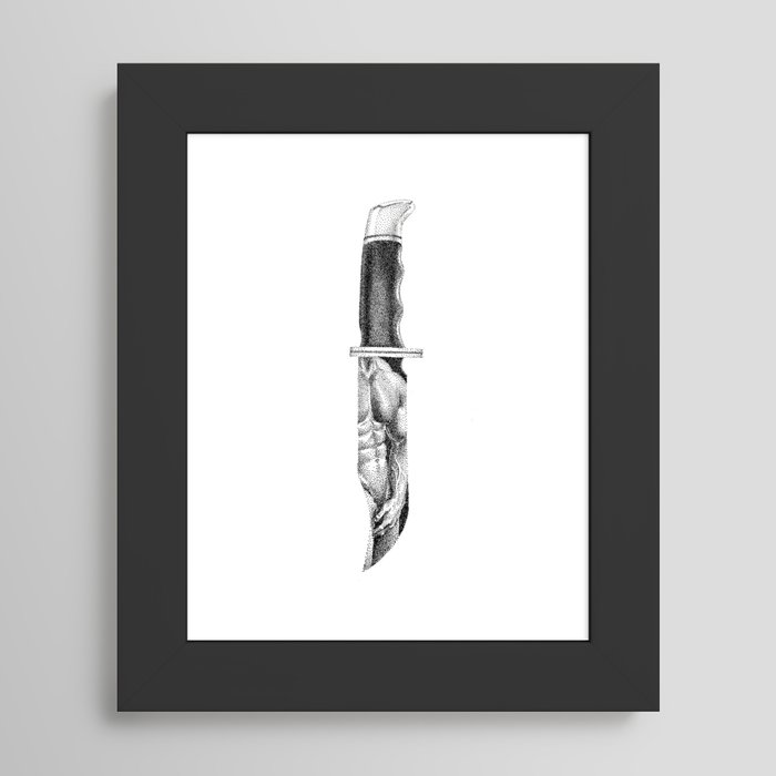 Knife 4 SpookyDood Framed Art Print
