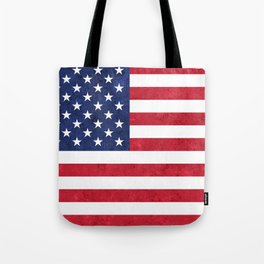Flag of the United States of America Old Glory The Stars and Stripes Red White and Blue Tote Bag