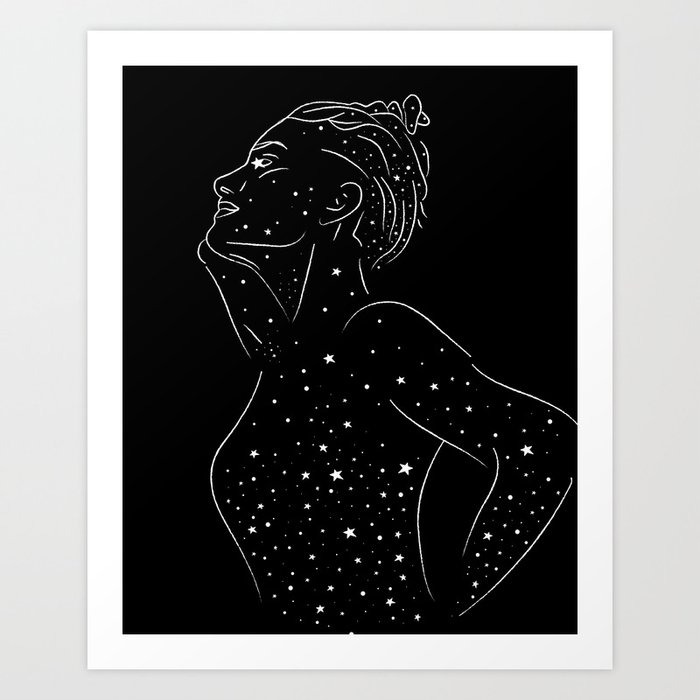 Star Woman Power Within Art Print