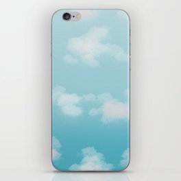 Beautiful Blue Sky with clouds iPhone Skin