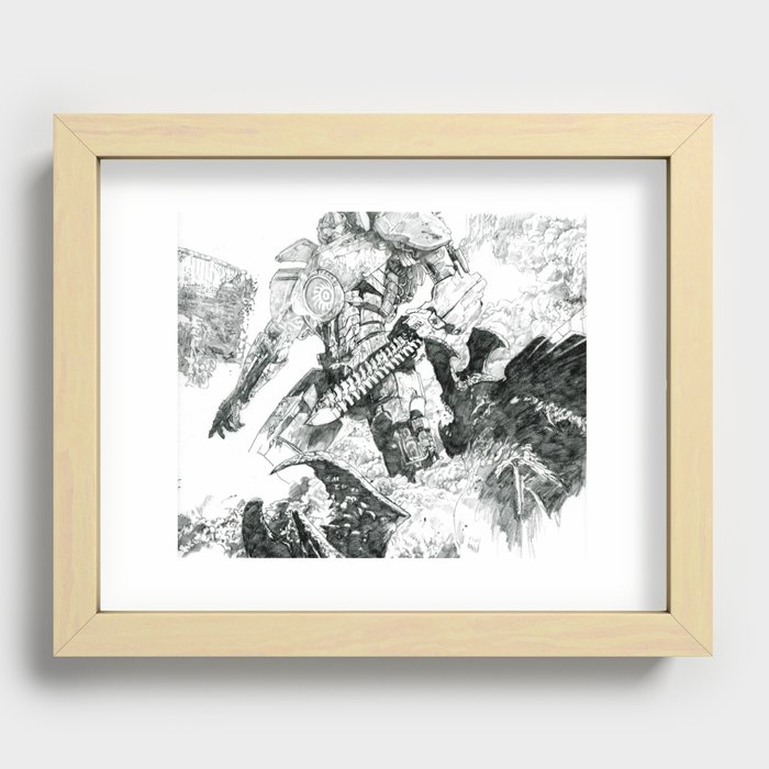 Pacific Rim - Donny Willis Recessed Framed Print