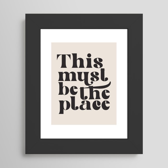Framed Art Print