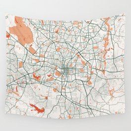 Raleigh City Map of North Carolina, USA - Bohemian Wall Tapestry | Travel, Citymap, Raleighcity, Map, Street, Usa, Graphicdesign, Raleighmap, Landscape, Boho 