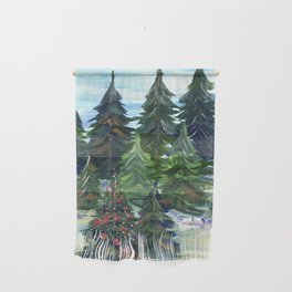 Field of Christmas Trees Wall Hanging