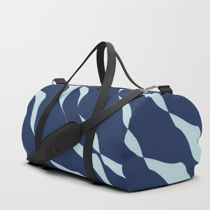 Scandinavian wave pattern Duffle Bag