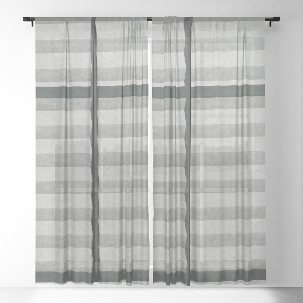 Stripes Sheer Window Curtains by rrushton