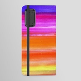 Indie Aesthetic Paint Brush Strokes Android Wallet Case
