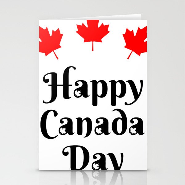 happy canada day Stationery Cards