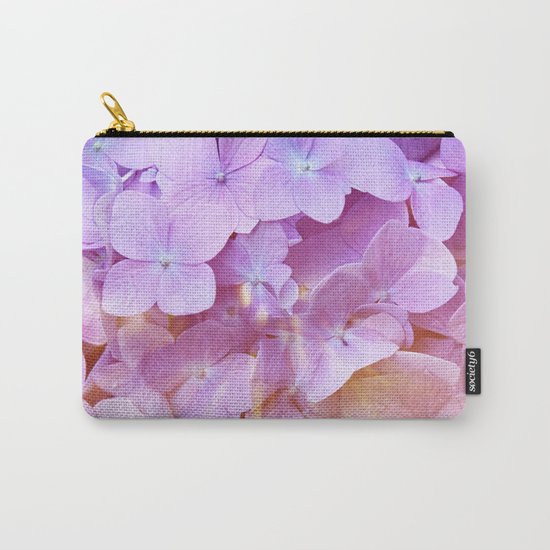 Multicolor beautiful Hydrangea petals - Flowers - Buds - Blossoms Carry-All Pouch