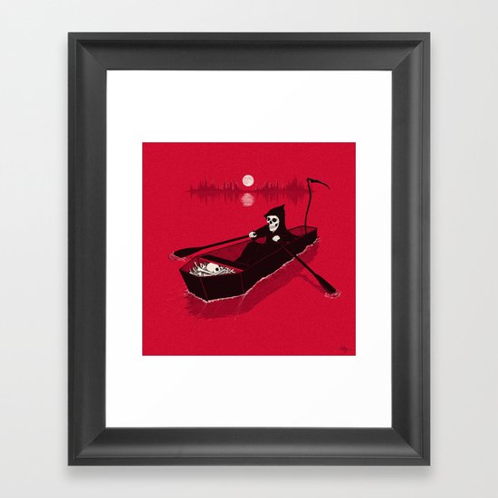 Death Row Framed Art Print