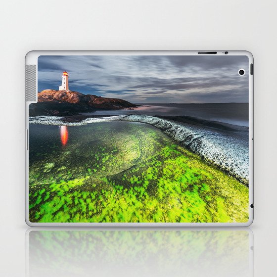 Midnight at Peggy's Cove Laptop & iPad Skin