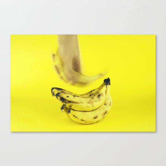 Grab a banana Canvas Print