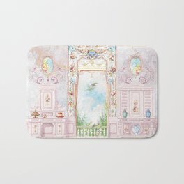 Rococo room with a garden view Bath Mat | Marieantoinette, Digital, Graphicdesign, Window, Backdrop, Dolldisplay, Rococo, Diorama, Frenchdecor, Roomwithaview 