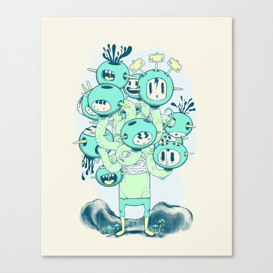Many Heads are Better than None Canvas Print