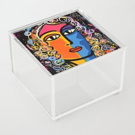 Mystic Gypsy Woman Fortune Teller by Emmanuel Signorino Acrylic Box