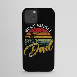 Best single dad fishing retro Fathers day 2022 iPhone Case