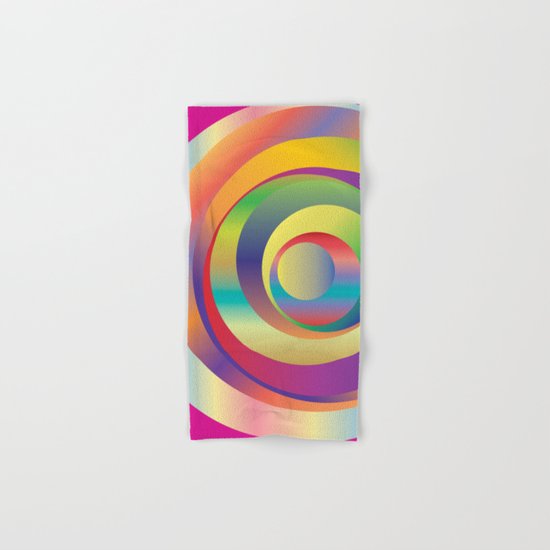 Circles - Optical Game 9 Hand & Bath Towel