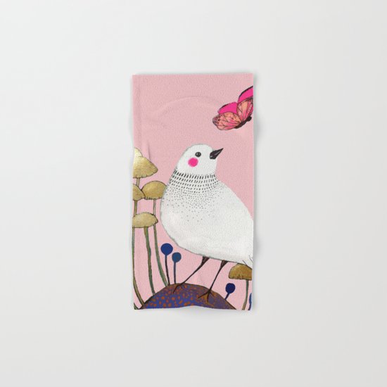 pink wall Hand & Bath Towel
