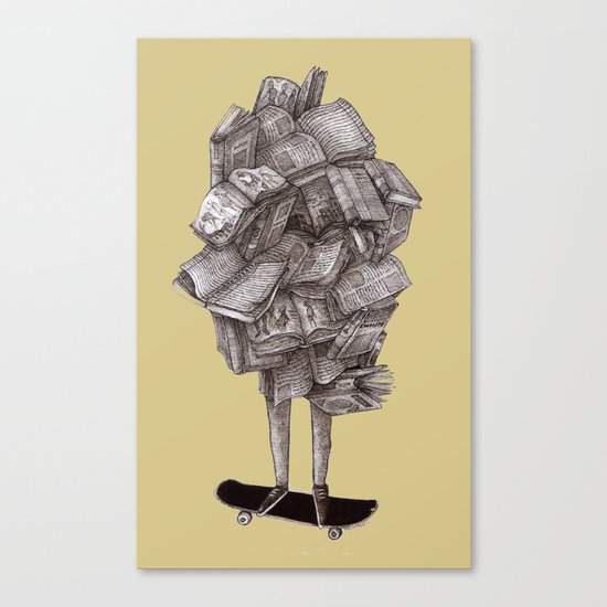 about skateboarding Canvas Print