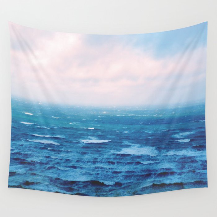 Society6 ocean deals tapestry