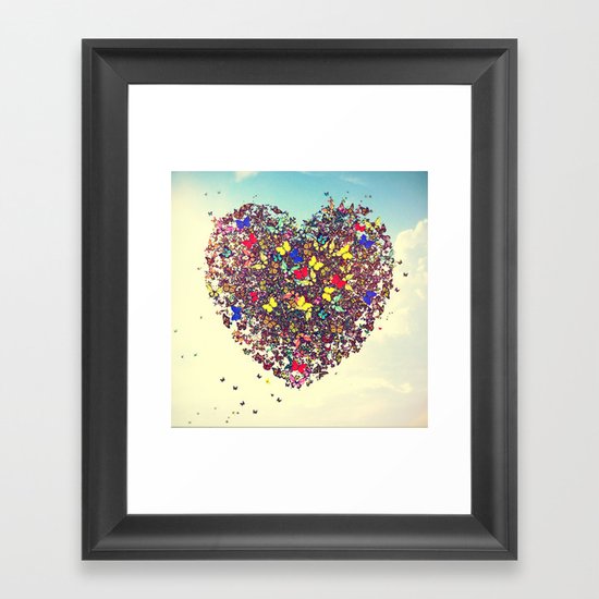 Flutter Framed Art Print