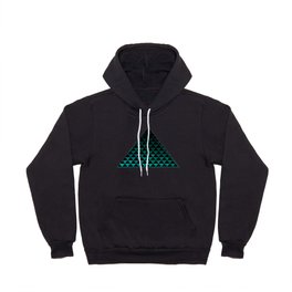 teal triangles Hoody | Pattern, Graphic Design 
