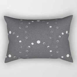 Moon Phase Night Rectangular Pillow
